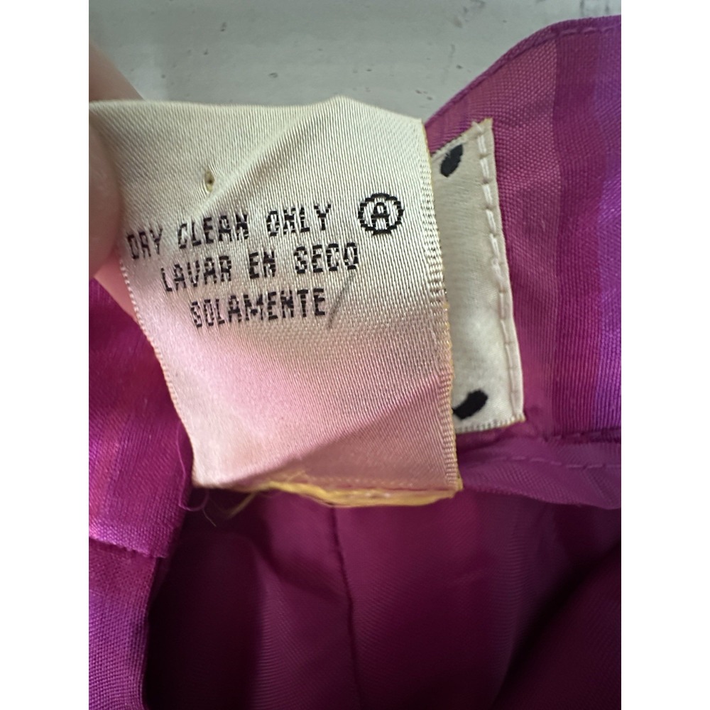 Vintage SilK Y2K Ice Brand Pink/Purple Plaid Patterned Pants | RARE | Size: 10 - Picture 13 of 13